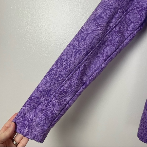 Spalding Purple Quarter-Zip Pullover Sweatshirt – Medium - Picture 4 of 11